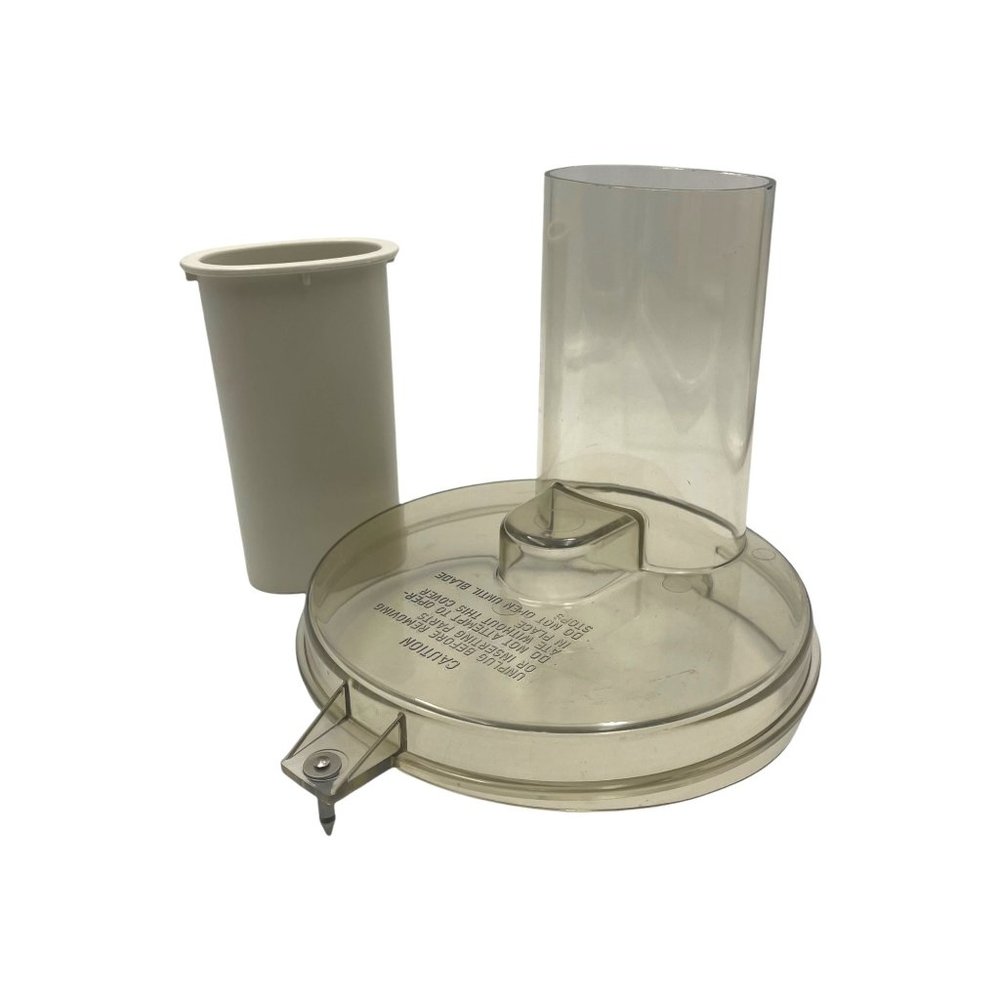 GE General Electric Food Processor Lid & Pusher ONLY Part D1FP1B, D3FP1B etc.